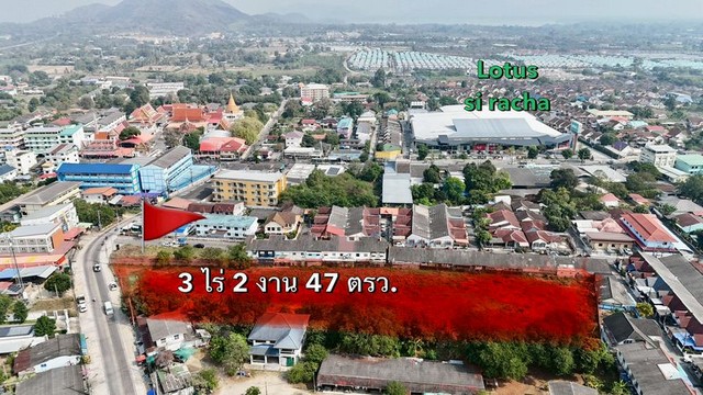 ให้เช่าที่ดินศรีราชา ย่านเศรษฐกิจ กลางเมือง แหล่งชุมชน FP-L02519 