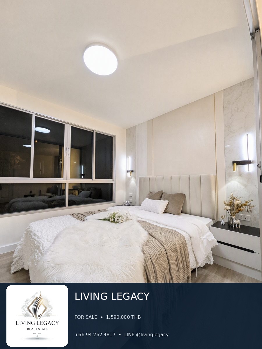 ขาย D Condo Onnut–Rama 9 อาคาร A ชั้น 1 | 1 ห้องนอน 29 ตร.ม.