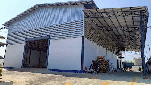 ให้เช่าโรงงาน 900 ตร.ว. ตรงข้ามนิคมอุตสาหกรรมท่าจีน สมุทรสาคร มีอนุญาต รง.4
