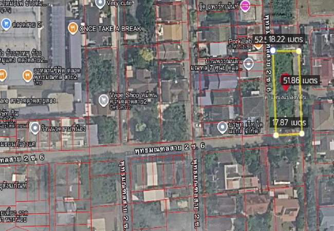 ขายที่ดิน 226 ตร.ว. ถนนพุทธมณฑลสาย 2 ซอย 6 เขตบางแค กรุงเทพมหานคร