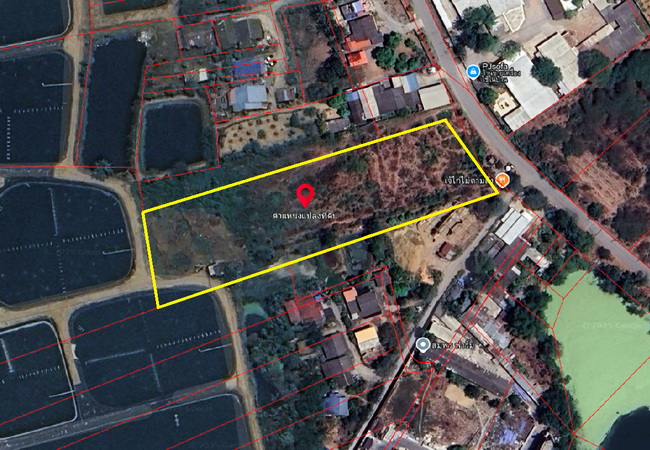 ขายที่ดิน 4-3-91.7 ไร่ ใกล้โรงพยาบาลดอนตูม ตำบลลำเหย อำเภอดอนตูม นครปฐม