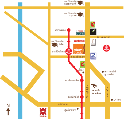 ให้เช่า คอนโด พลัม พหลโยธิน 89 Plum Condo หน้าเมืองเอก ห้องสตูดิโอ