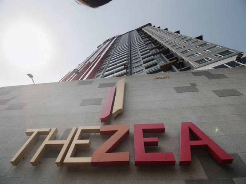 ให้เช่าคอนโด The Zea ศรีราชา วิวทะเลพาโนรามา ชั้น 21 ห้องใหญ่ 2 ห้องนอน ติดสุขุมวิท TP-C1417