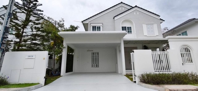 ให้เช่าบ้านเดี่ยว ชัยพฤกษ์ บางนา กม.15 3 ห้องนอน 4 ห้องน้ำ 249 ตร.ม. Pet Friendly ใกล้ Central Village 85000 บาท