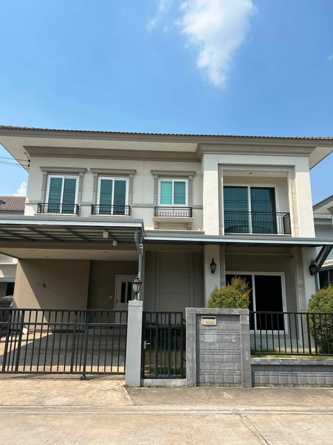 ขายบ้านเดี่ยว 2 ชั้น 55 ตร.ว 4 ห้องนอน แกรนดิโอ วิภาวดี-รังสิต ทิศใต้ ใกล้สวน ใกล้ฟิวเจอร์รังสิต ใกล้ทางด่วน