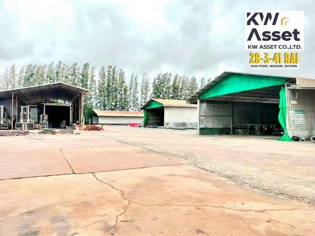 ขายที่ดิน พร้อมโรงงาน เนื้อที่ 28-3-41 ไร่ ห้วยโป่ง เมืองระยอง