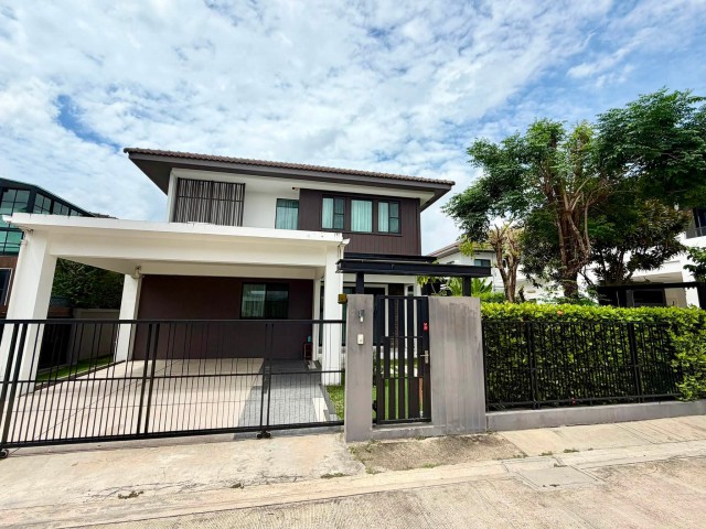 ให้เช่า #บ้านเดี่ยว หมู่บ้านมัณฑนา บางนา กม.7 ซอยราชวินิตบางแก้ว #ใกล้เมกาบางนา