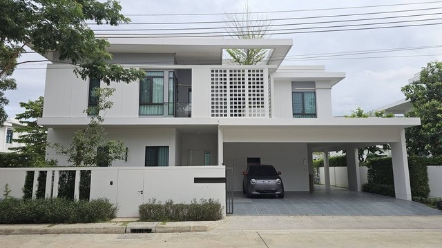 P759 ให้เช่าบ้านเดี่ยว 2 ชั้น โครงการ มัณฑนา บางนา กม 15  MANTANA Bangna km 15 ตกแต่งสวยพร้อมอยู่