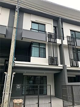 P776 ให้เช่า ทาวน์โฮม 3 ชั้น โครงการ เพล็กซ์ เรสซิเดนซ์ นวมินทร์ 111 Plex Residence Nawamin 111 ถนนเกษตร-นวมินทร์