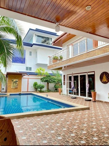 บ้านพลูวิลล่าพัทยา ให้เช่า ตกแต่งพร้อมอยู่ ทำเลดี ใกล้หาดจอมเทียน FP-H02426 