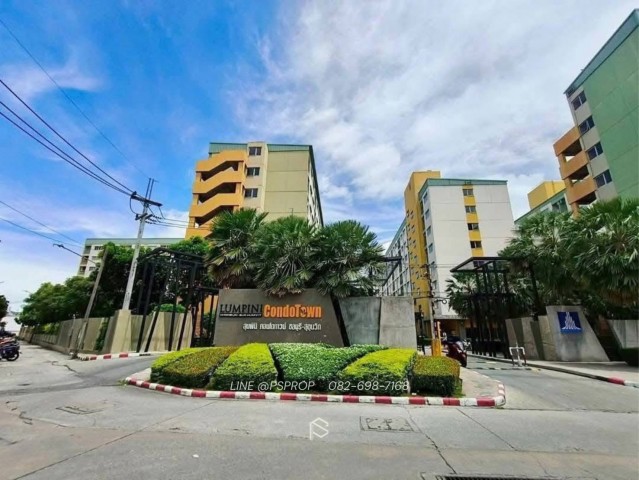 คอนโดเช่าชลบุรี ใกล้เซนทรัลชลบุรี   Lumpini condo เดินทางสะดวกติดถนนสุขุมวิท ใกล้เซนทรัลชลบุรี CR0206