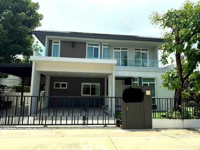 ให้เช่า #บ้านเดี่ยว หมู่บ้านมัณฑนา 2 บางนา กม.7 ซอยราชวินิตบางแก้ว #ใกล้เมกาบางนา 095-164-2956 AQ