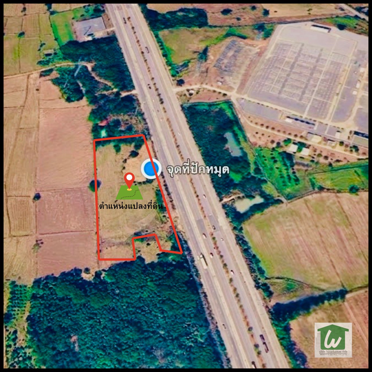  ที่ดินผืนใหญ่ติดถนนมิตรภาพ 8 เลน นครราชสีมา   จาก 36 ล้านบาท ปรับเหลือเพียง 32 ล้านบาท!  ทำเลศักยภาพ ติดถนนมิตรภาพโดยตรง