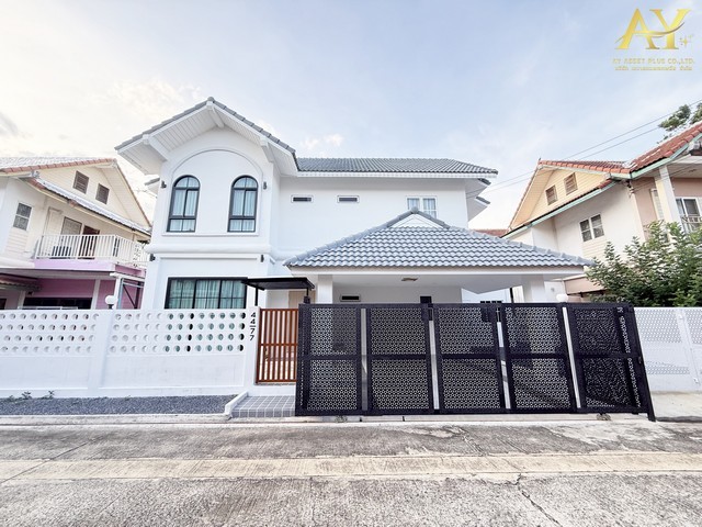 บ้านเดี่ยวดีไซน์สวยรีโนเวทใหม่ทั้งหลัง! ขนาด 50 ตร.ว. หมู่บ้านฮาร์โมนี่ วิลล์ สุขาภิบาล 5 สายไหม สเปกจัดเต็ม ในราคาแค่ 5.59 ล้านบาท! ฟรีโอน
