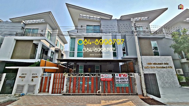 ขาย/เช่า บ้านแฝด 3 ชั้น ดอนเมือง GRAND I-DESIGN VIBHAVADI บ้านหลังมุม แต่งสวย พร้อมอยู่ ทำเลติดถนนวิภาวดี
