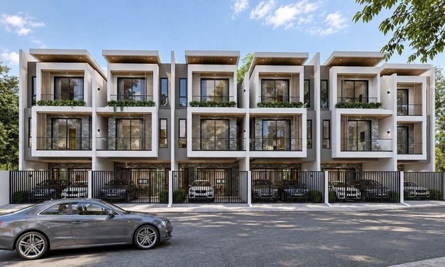 ทาวน์เฮาส์ 3 ชั้น สร้างใหม่ ทำเลศักยภาพ เดินทางสะดวก สุเทพ